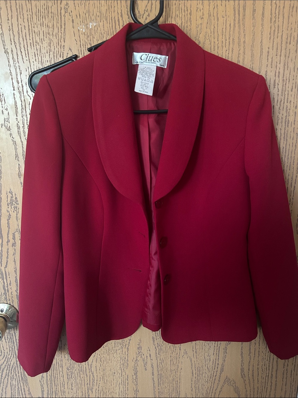 Clues Collection Red Women’s Blazer